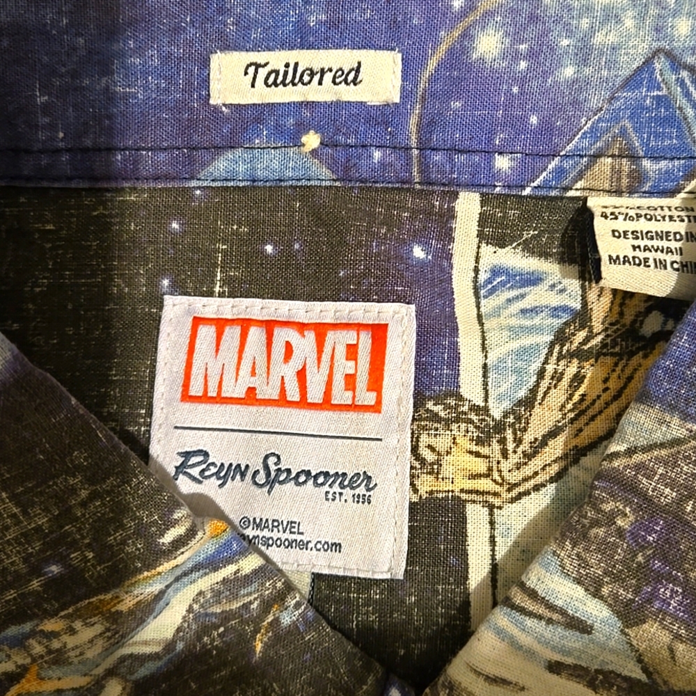 Marvel Guardians of the Galaxy Hawaiian shirt by Reyn Spooner. - Picture 10 of 13